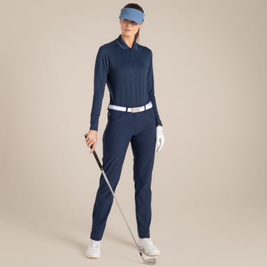 Craghoppers - "Thornbury" Poloshirt für Damen, Nosilife, Emblem, Langärmlig (Marineblau)
