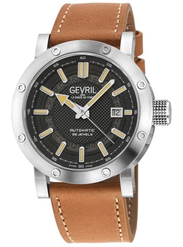 GV2 18120B Herren Potente Schweizer Automatik Zweifarbig SS IPYG Armband Skelettuhr