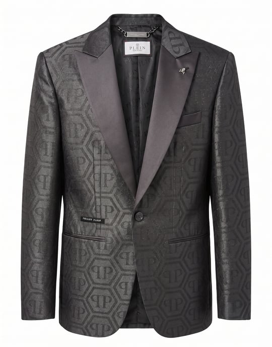 Jacquard Blazer Regular Fit Monogram - Image 1