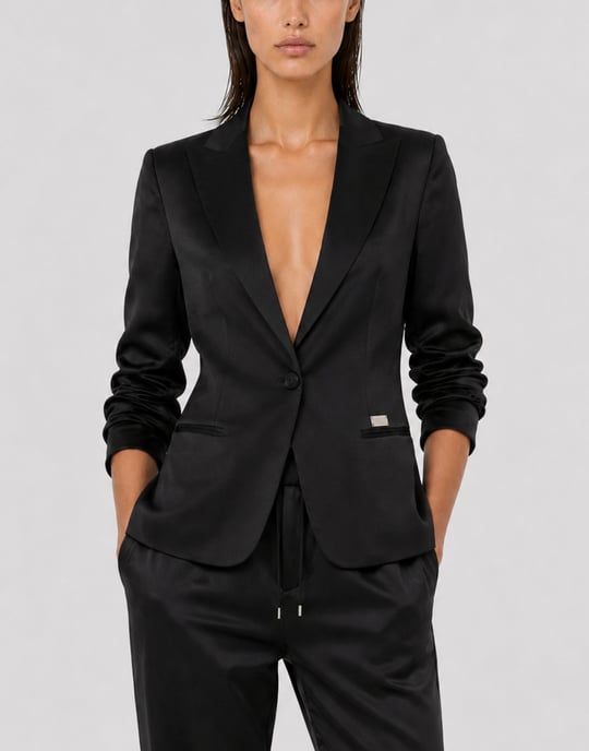 Philipp Plein Cady Cargo Fit Blazer - Schwarz - Image 2