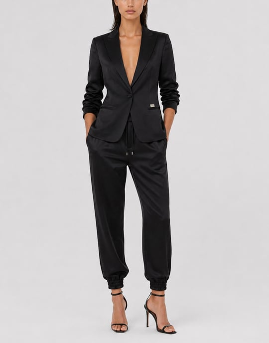 Philipp Plein Cady Cargo Fit Blazer - Schwarz - Image 4