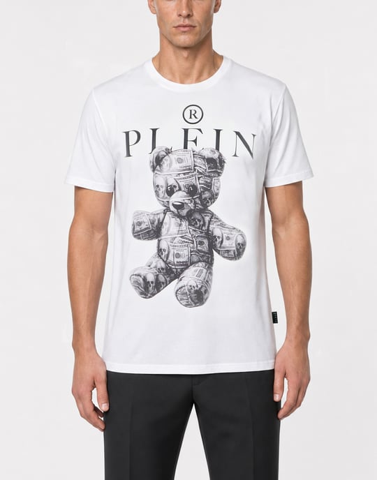 Kurzarm-Rundhals-T-Shirt Skull - Image 2