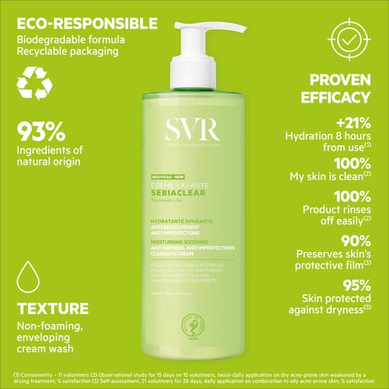 SVR Sebiaclear 400ml Beruhigende Gesichtswaschcreme für zu Unreinheiten neigende Haut - Image 4