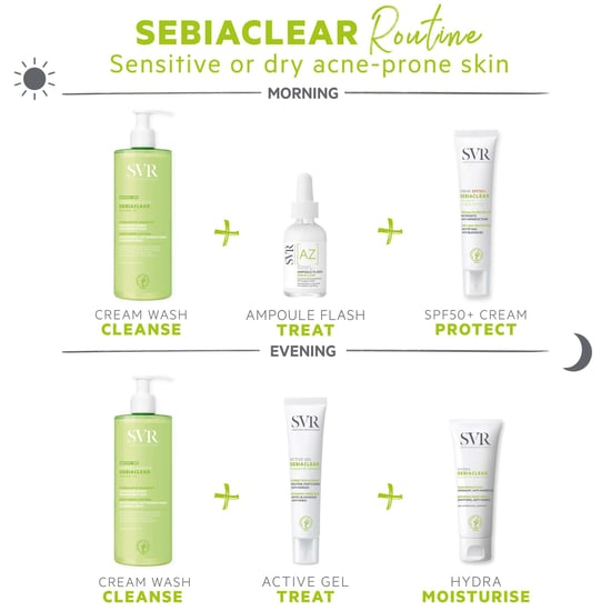 SVR Sebiaclear 400ml Beruhigende Gesichtswaschcreme für zu Unreinheiten neigende Haut - Image 6