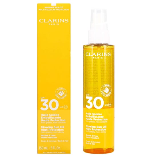 Clarins Strahlendes Sonnenöl Hoher Schutz LSF 30, 150 ml - Image 3