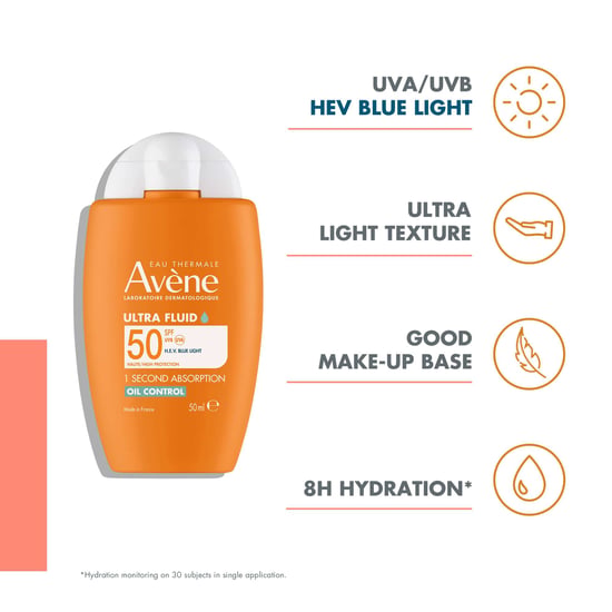 Avène Ultra Fluid Oil Control LSF50+ für fettige und Mischhaut - Hoher Schutz - Image 3
