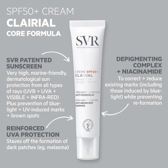 SVR Clairial SPF50+ Tages-UV-Schutzcreme gegen Hyperpigmentierung 40ml - Image 3