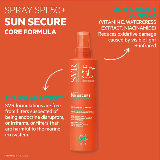 SVR Sun Secure Ultra-Light Unsichtbares Spray SPF50+ für Empfindliche Haut - 200ml - Image 3