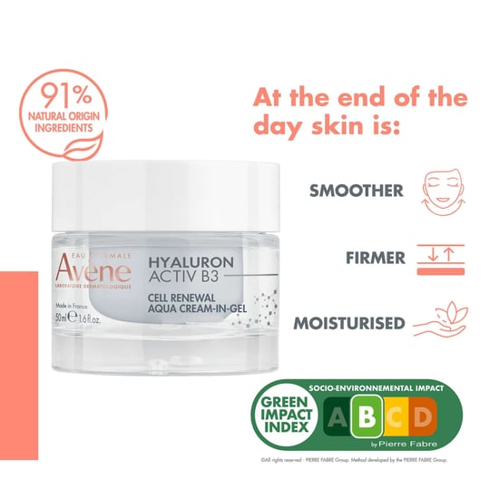 Avène Hyaluron Activ B3 Aqua Creme-in-Gel für reife Haut - Feuchtigkeitsspendende Creme - Image 4