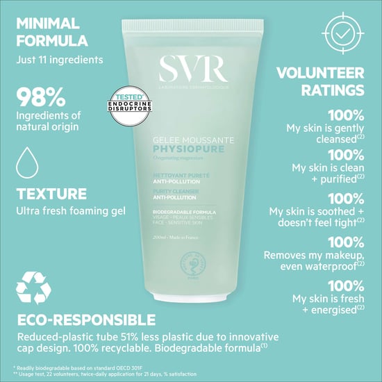 SVR Physiopure Reinigungsschaum-Gel für normale Haut 200ml - Image 4