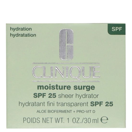Clinique Moisture Surge Sheer Hydrator SPF25 30 ml, ölfreie feuchtigkeitsspendende Creme - Image 2