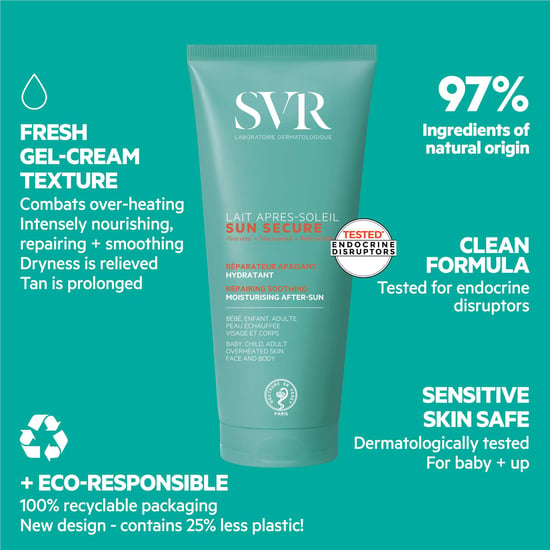 SVR Sun Secure Repairing Soothing Moisturising Aftersun Lotion 200ml - Image 5