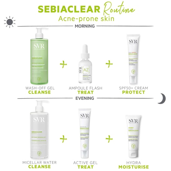 SVR Sebiaclear Schäumender Salicylsäure-Reinigungsnachfüllpack - 400 ml für fettige Haut - Image 6