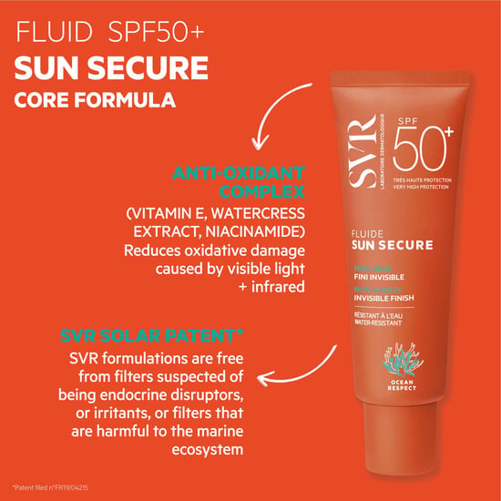 SVR Sun Secure Fluide LSF50+ - 50ml Ultraleichte Sonnencreme - Image 3