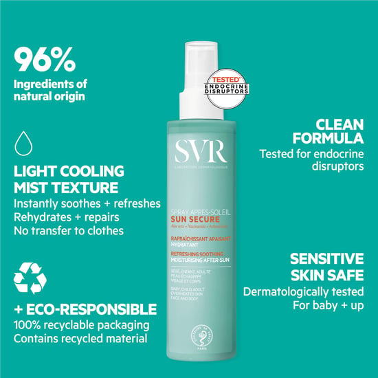 SVR Sun Secure Erfrischendes Beruhigendes Feuchtigkeitsspendendes After-Sun Spray - 200 ml - Image 5