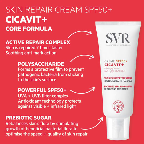 SVR Cicavit+ SPF50+ Narben- und Tattoo-Sonnenschutz 40ml - Image 3