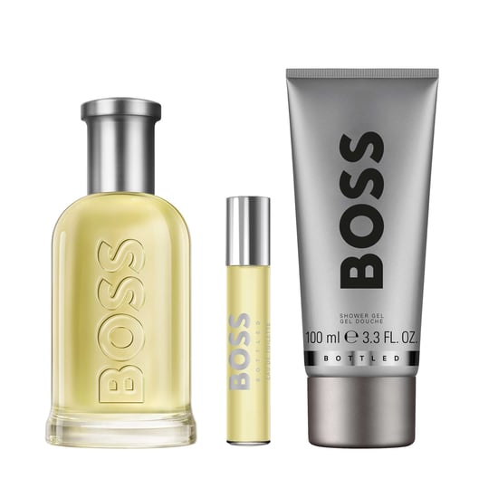 HUGO BOSS BOSS Bottled Geschenkset, Eau de Toilette 100 ml, Reise-Spray 10 ml und Duschgel 100 ml - Image 2