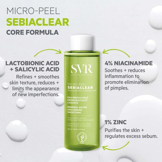 SVR Sebiaclear Micro-Peel Entgiftende Erneuerungsessenz 150ml für zu Akne neigende Haut - Image 3