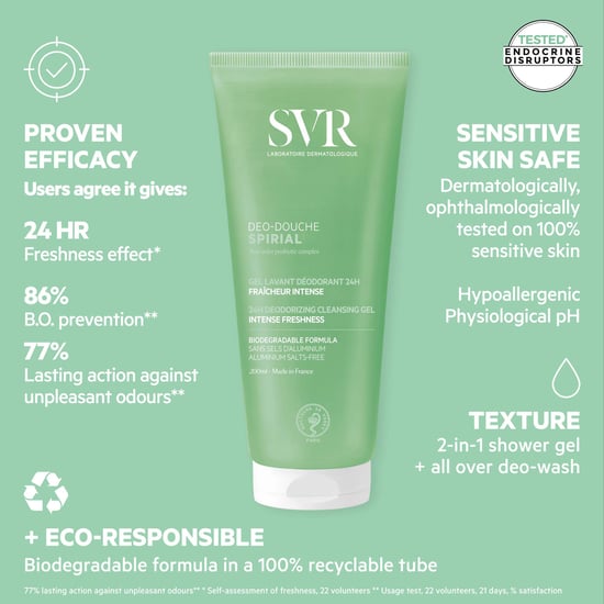 SVR Spirial Intensive Frische Deodorierendes Duschgel 200ml - Image 5