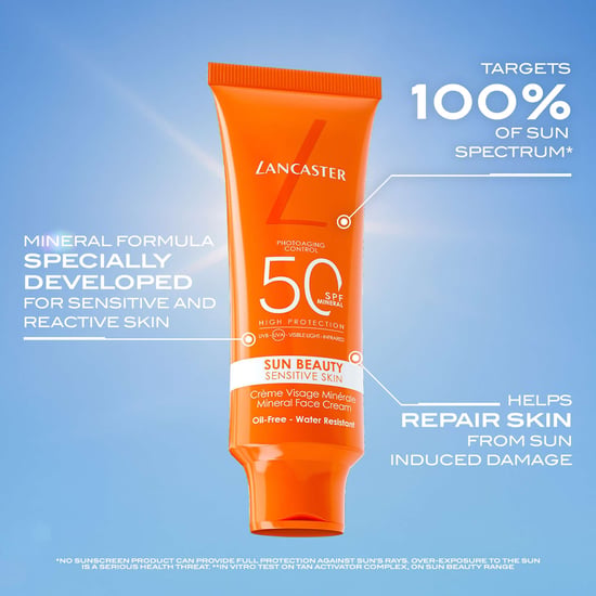 Lancaster Sun Beauty Sensitive Skin Mineral Gesichtcreme SPF50 - Ultimativer UV-Schutz für empfindliche Haut - Image 3