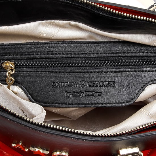 Andrew Charles Femme Sacs ACE03    Rouge - Image 4