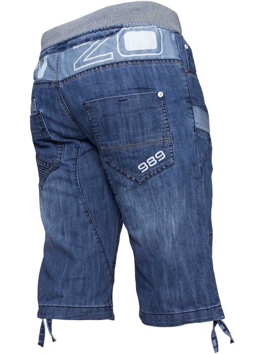 Elastische Herren-Denim-Shorts| Enzo Designer Menswear - Image 4