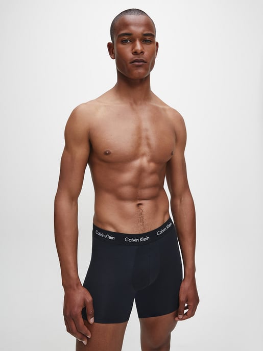 Pack-3 Boxershorts aus atmungsaktivem Stoff und anatomischer Vorderseite NB1770A Herren - Image 6