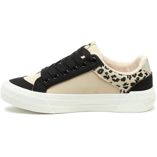 Rocket Dog Cheery Blocked Damen Sneakers aus Baumwolle in Schwarz/Natur - Image 6