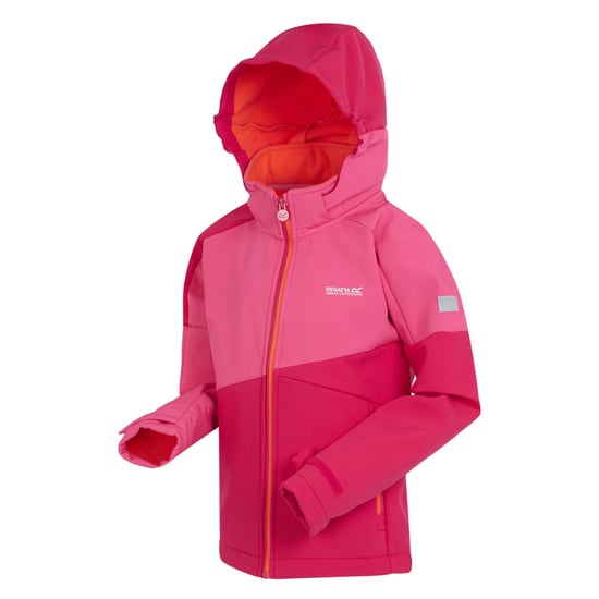Regatta - "Acidity VII" Softshelljacke für Kinder (Flamingo-Rosa/Pinker Trank) - Image 3