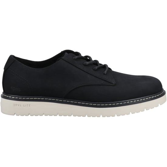 TOMS Navi TRVL LITE Leder Herren Schwarz Oxford Schuhe - Image 5