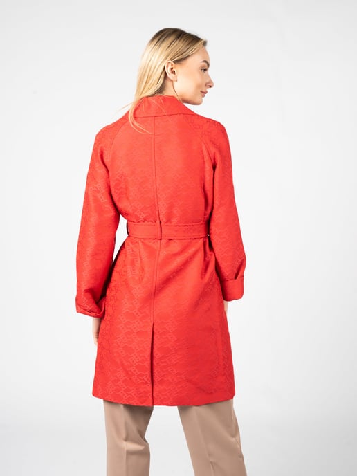 Pinko Trench-coat Tandil Damen rot - Image 4