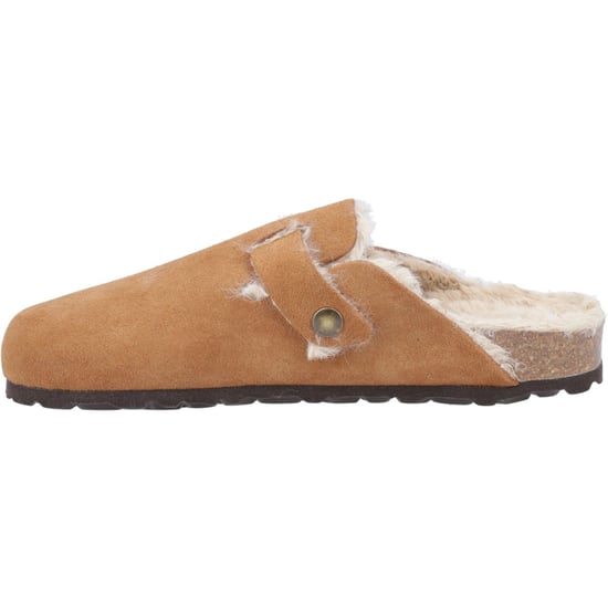 Hush Puppies Jade Leder Damen Tan Hausschuhe - Image 4