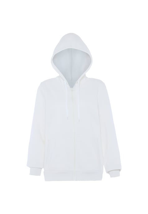 Mymo Kapuzenjacke Damen weiss - Image 1
