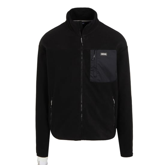 Regatta - "Frankie" Fleecejacke Durchgehender Reißverschluss für Herren (Schwarz) - Image 1