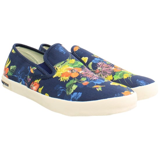 Seavess Baja Trina Turk Damen Navy Plimsolls - Image 2