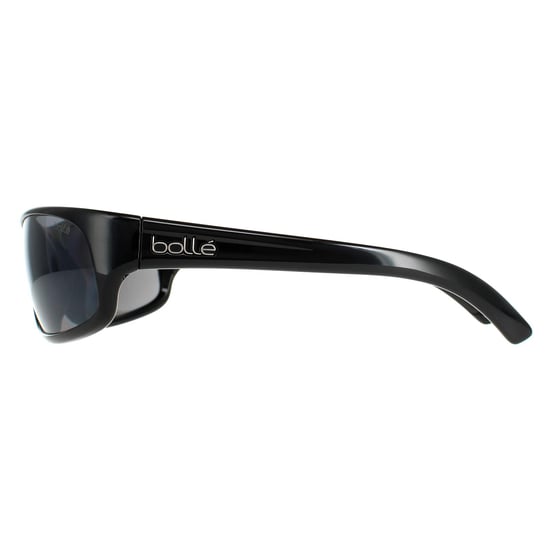 Bolle Wrap Herren Glänzend Schwarz Polarisierte TNS Sonnenbrille - Image 3