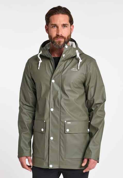 ICEBOUND Regenjacke Herren Oliv - Image 2
