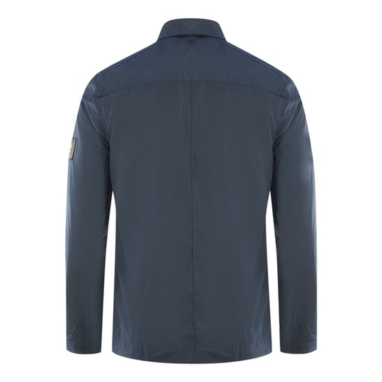 Lyle & Scott Baumwoll-Ripstop Jacke Marineblau Überhemd - Image 2