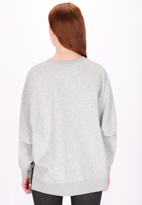 Dreimaster Sweatshirt Damen grau melange - Image 4