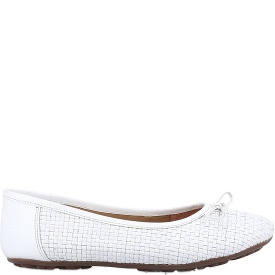 Hush Puppies Damen/Damen Ballerina Leder Pumps (Weiß) - Image 2