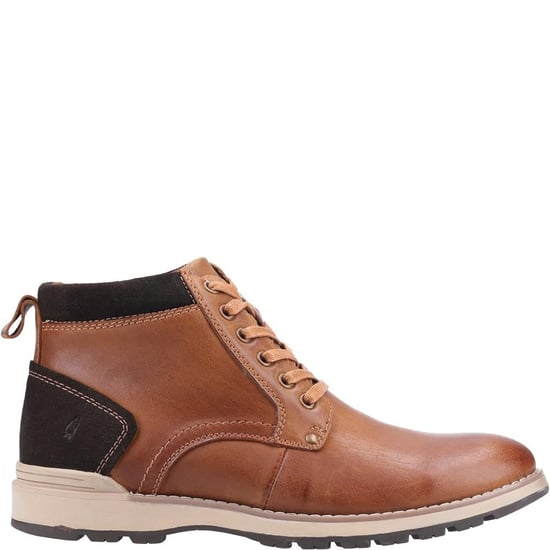 Hush Puppies Herren Dean Lederstiefel (Tan) - Image 3