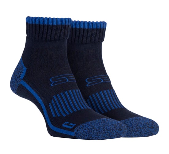 Storm Bloc Herren Baumwolle reichen hohe Knöchel Länge Wandern Trekking Socken - Image 1