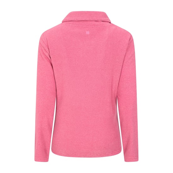 Mountain Warehouse - "Hebridean" Fleece-Oberteil Wasserfallausschnitt für Damen (Dunkelrosa) - Image 2