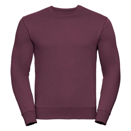 Russell Herren Authentic Sweatshirt (schlanker Schnitt) (Burgund) - Image 1