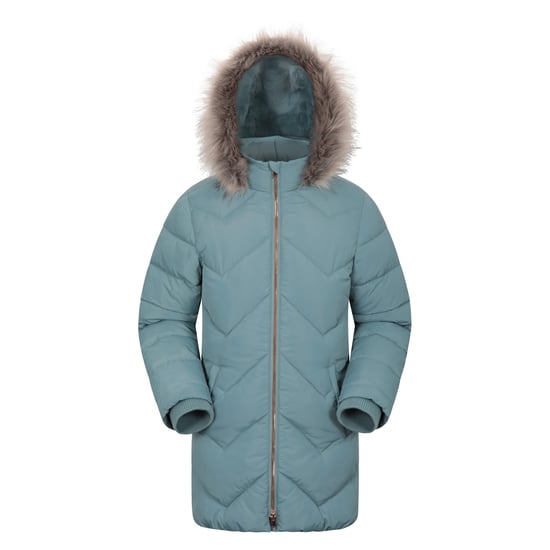 Mountain Warehouse Childrens/Kids Galaxy Wasserdichte gepolsterte Jacke (Teal) - Image 1