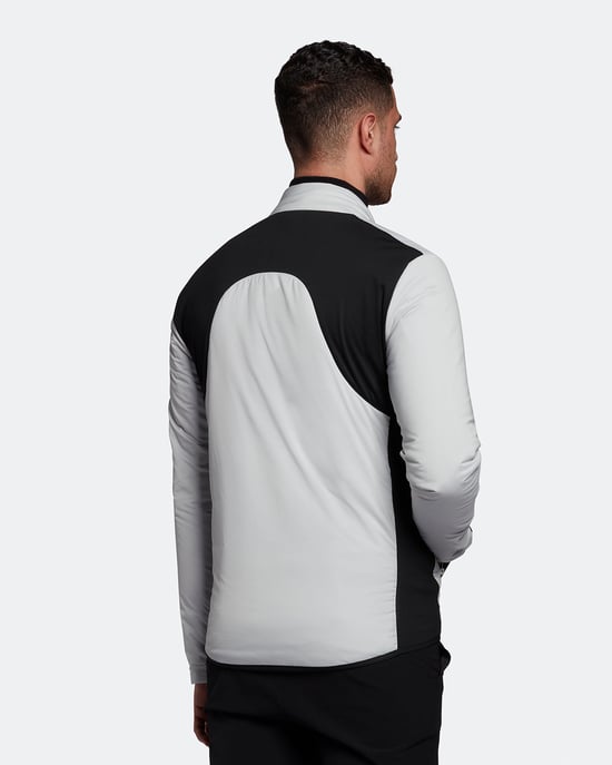 Lyle & Scott Golf Primaloft Jacke in Weiß - Image 3