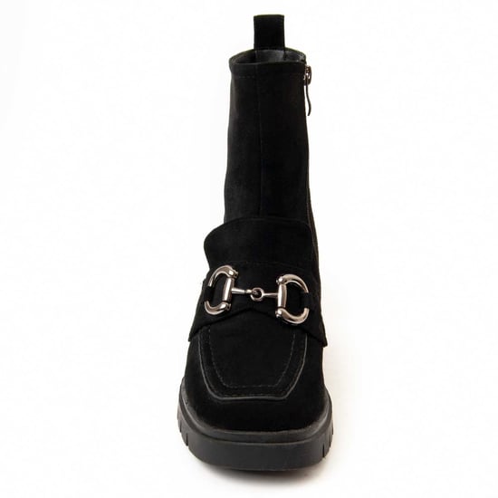 Montevita Heel Ankle Boot Vareli In Black