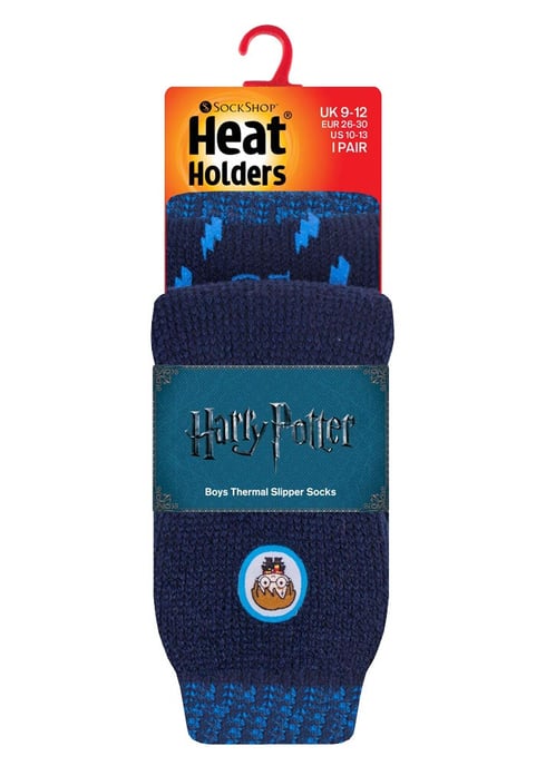 Wärmehalter - Kindercharakter rutschfeste 2.3 TOG Winter warme thermische Hausschuhsocken mit Greifern - Harry Potter Jungen - Image 2