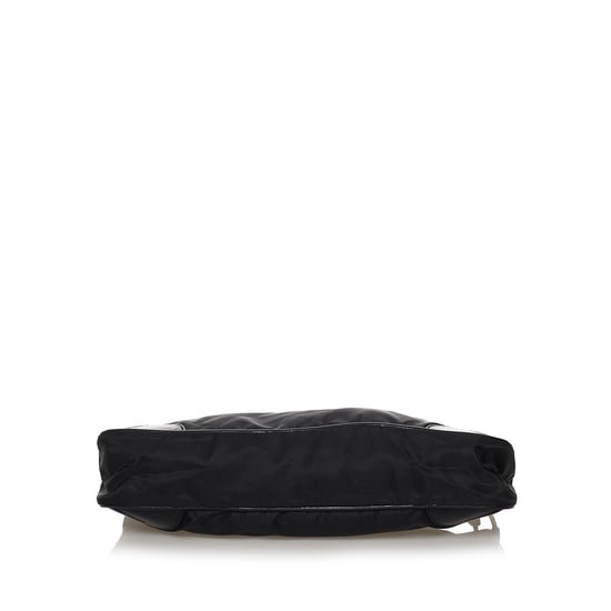 Vintage Prada Tessuto Shoulder Bag Black