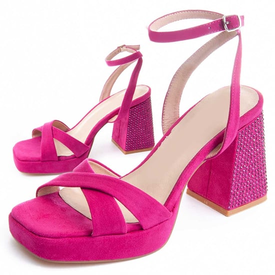 Montevita Fessel-Sandalette Festsand3 in Fuchsia - Image 1